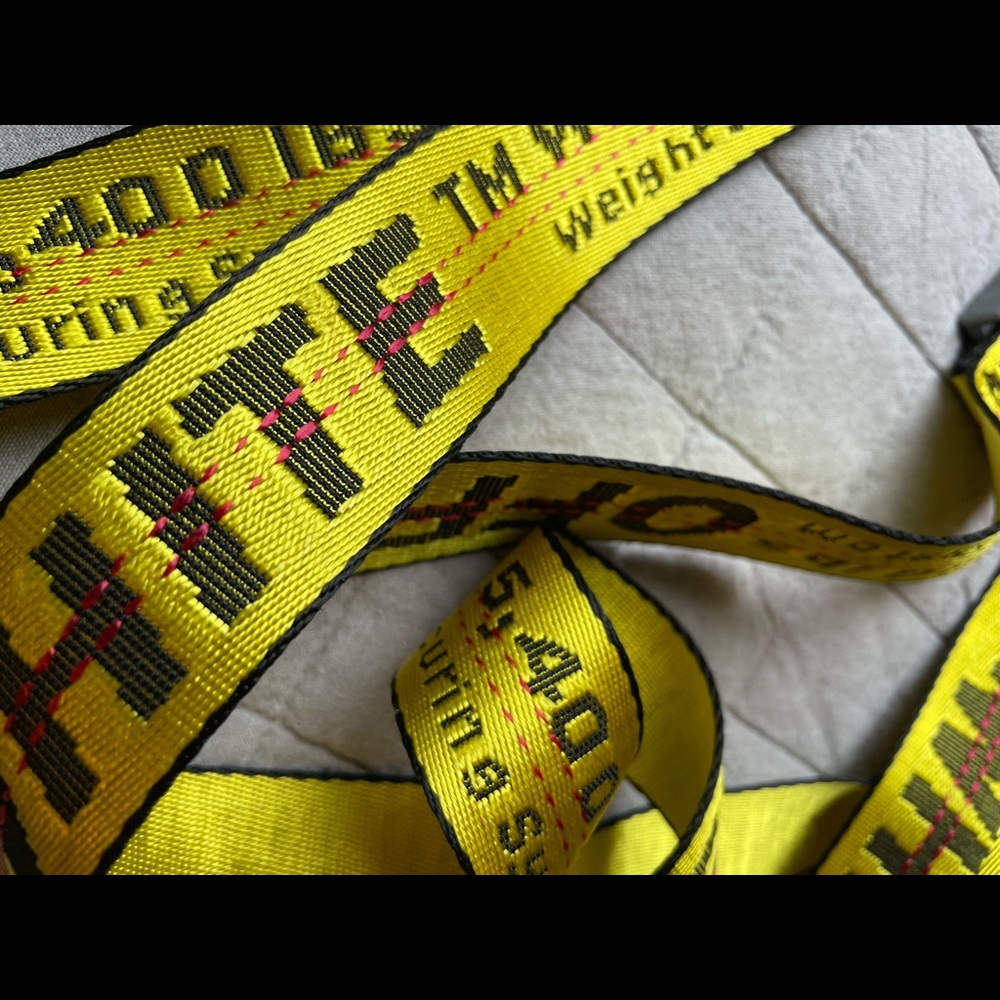 Off-White Industrial Belt - yellow